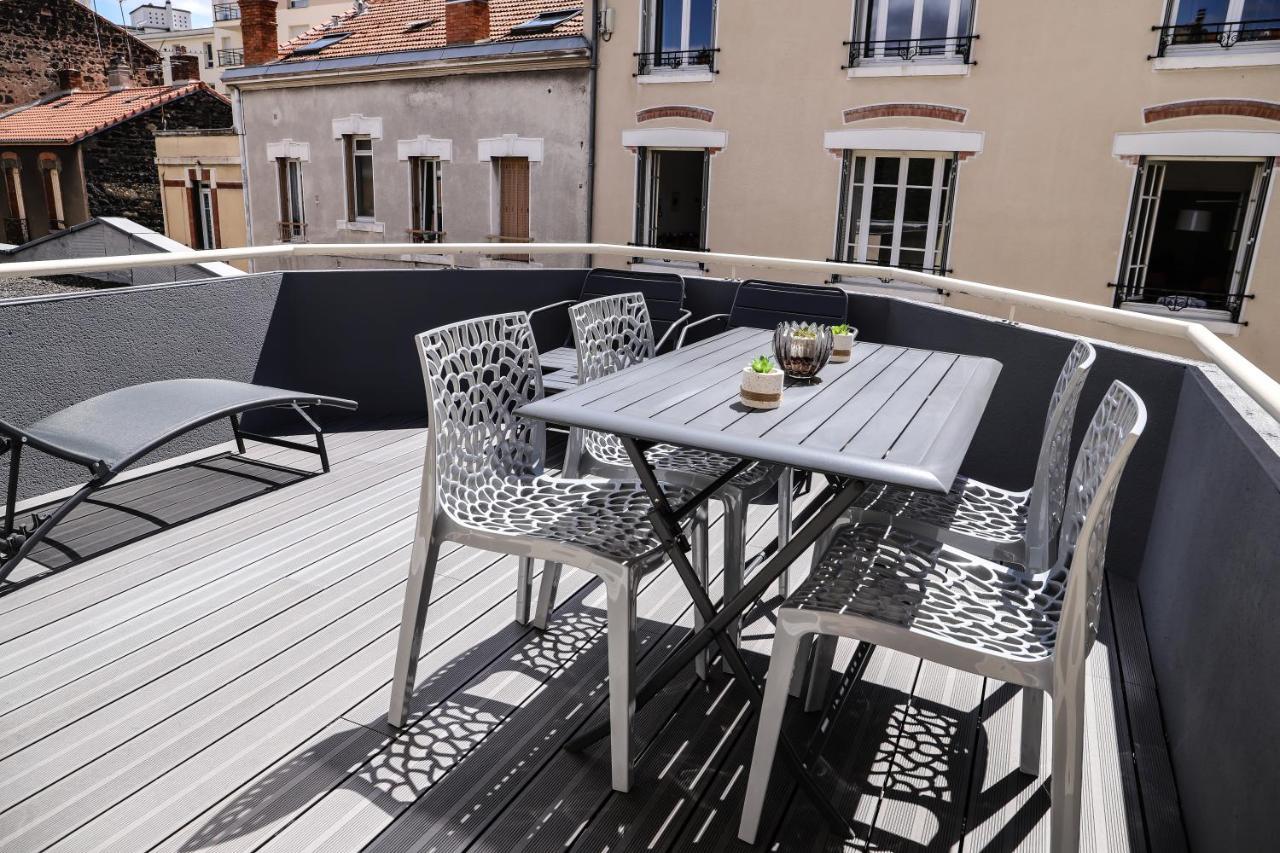 Charmant T3 Jaude + Terrasse Et Garage Clermont-Ferrand Exterior foto